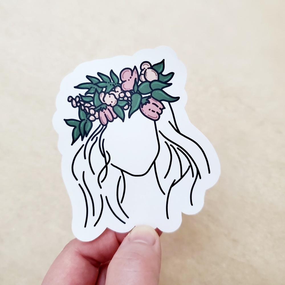 LB067 STICKERS Custom Poshmark Stickers Bohemian Girl Shipping Supplies - Picture 7 of 7